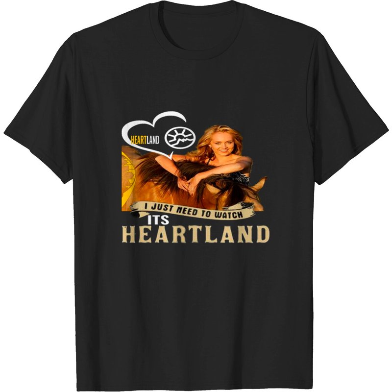 T-shirt Happines Of The Heartland Ranch _amy Fleming 2022 pour hommes — T-shirts pour hommes