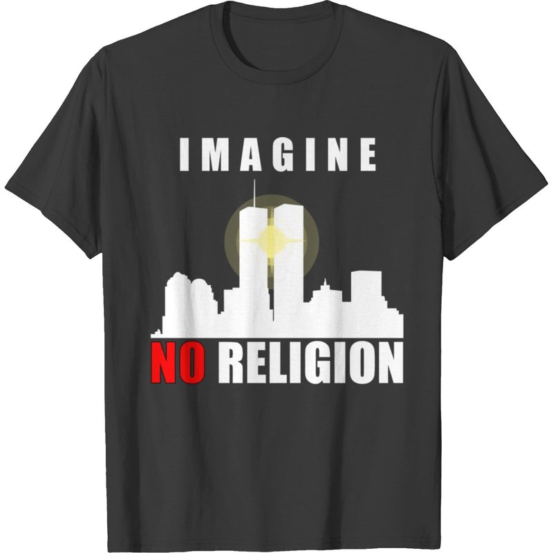 T-shirt Imagine No Religion pour hommes