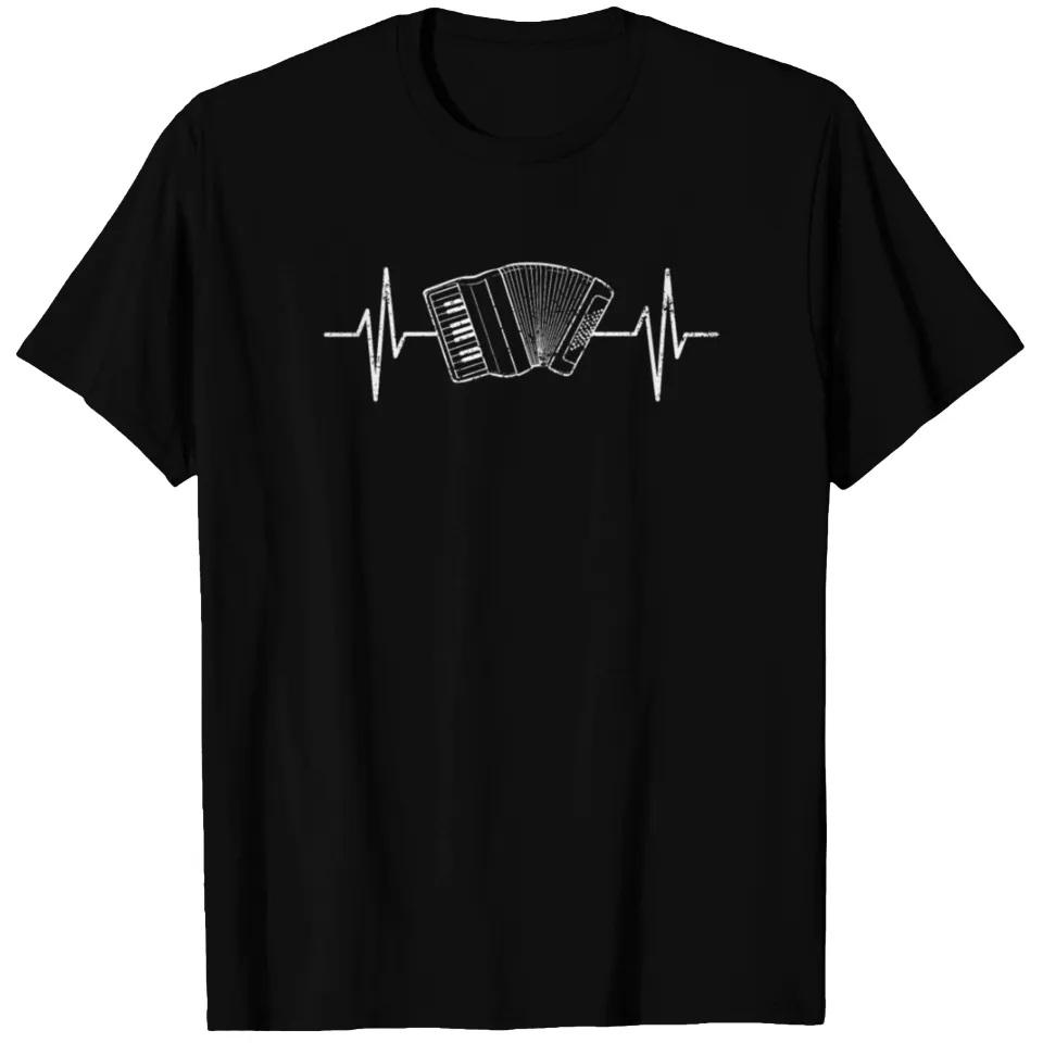 T-shirt Accordion Draw Organ pour hommes - Noir — T-shirts pour hommes