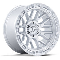 Fuel FC890 Rail Machined Silver 17x9 Wheels 5x127 Bolt Pattern — Wheels & Rims