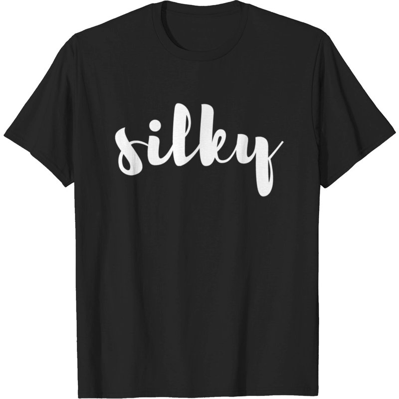 Silky T-shirt for Men in Black