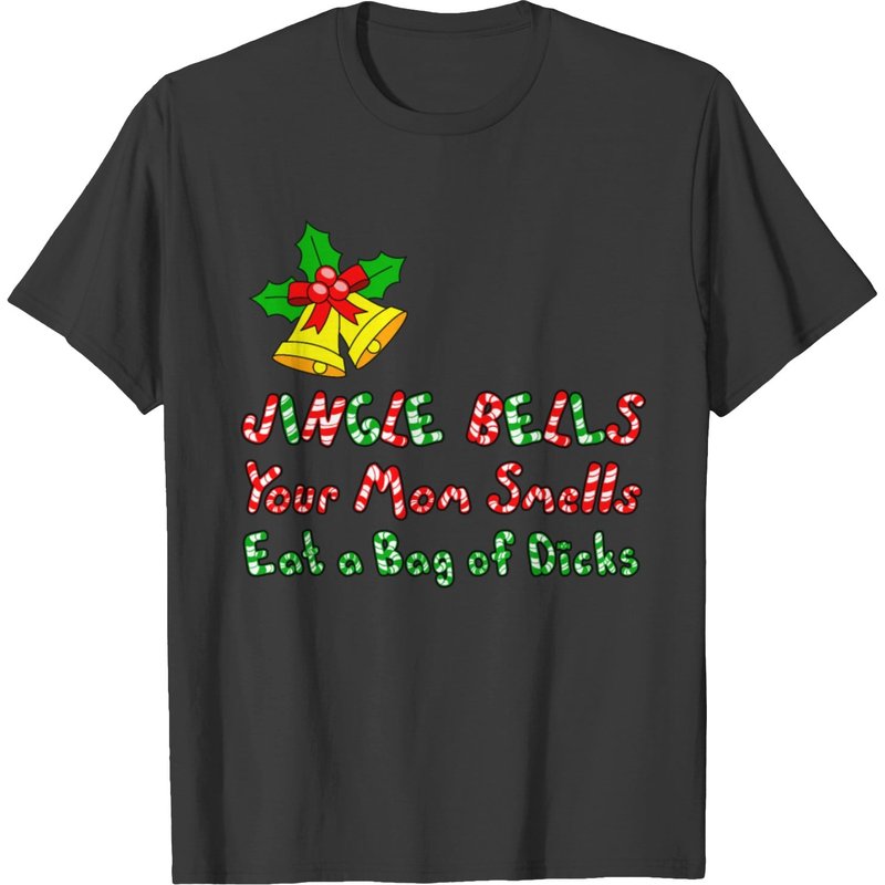 T-shirt Jingle Bells Mom Smells pour hommes — T-shirts pour hommes