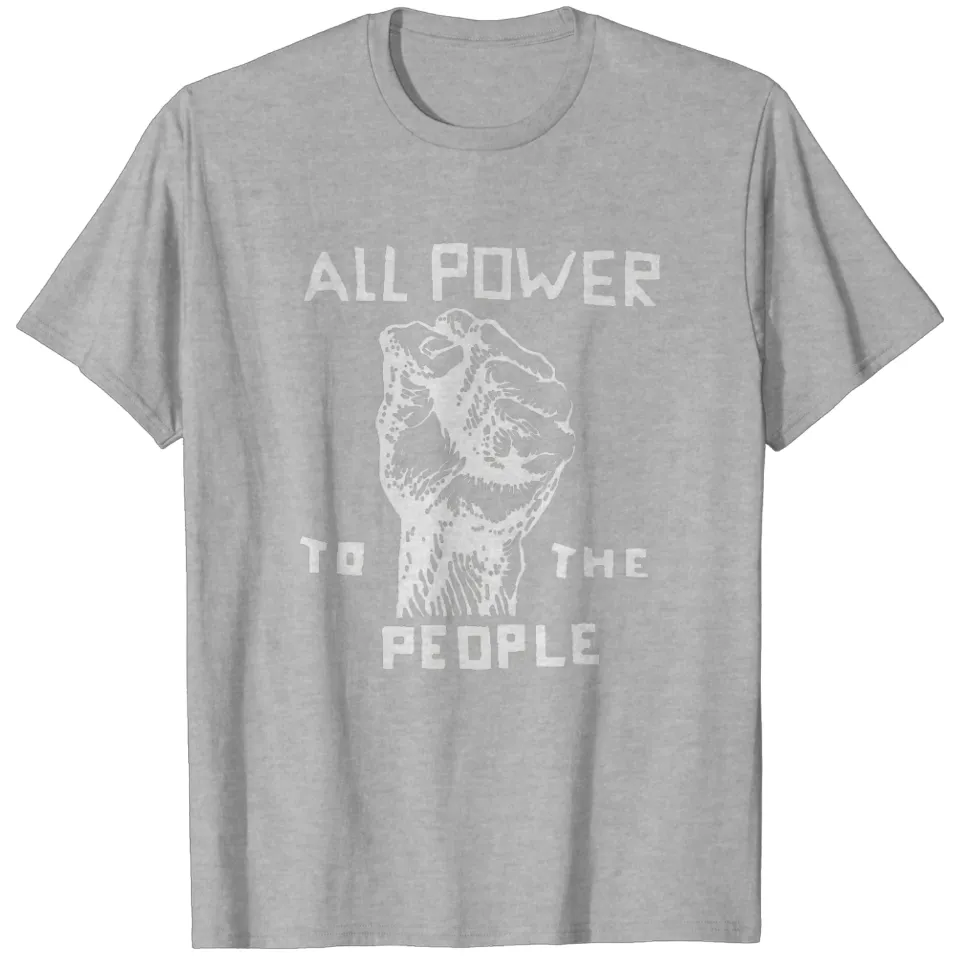T-shirt All Power To The People pour hommes — T-shirts pour hommes