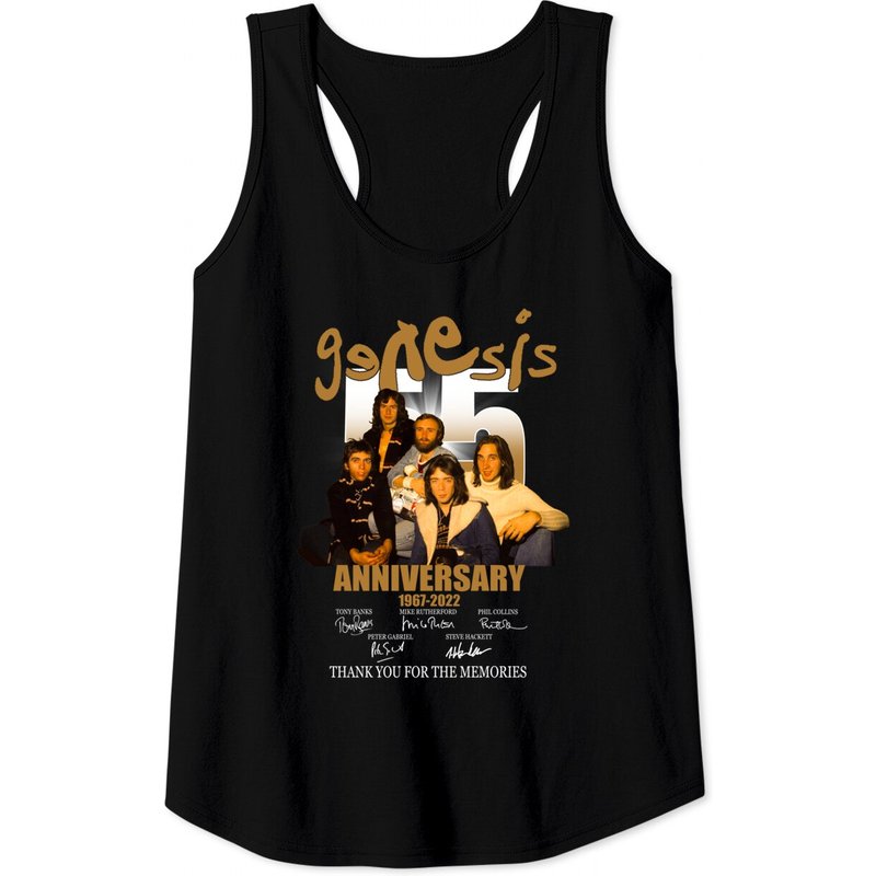 Débardeur Signé du Membre du Groupe Genesis pour le 55e Anniversaire — T-shirts pour hommes