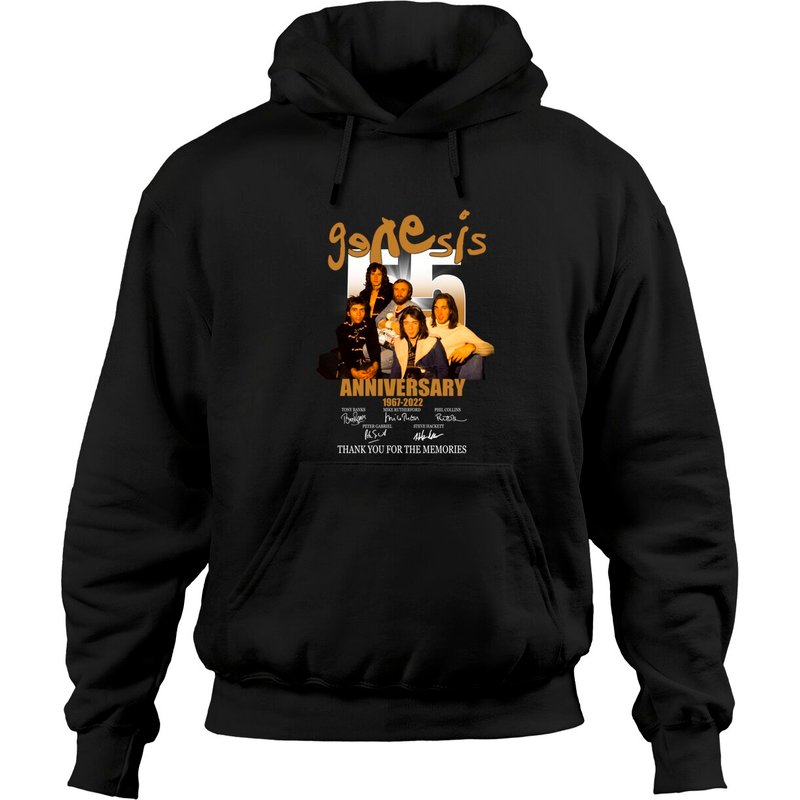 Hoodies Signés du 55e Anniversaire des Membres de Genesis