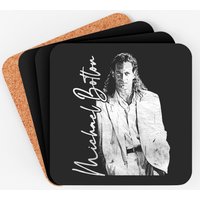 Michael Bolton 90s Style Fan Design Coasters — Coasters & Placemats