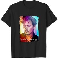 T-shirt Justice pour Johnny Depp pour hommes