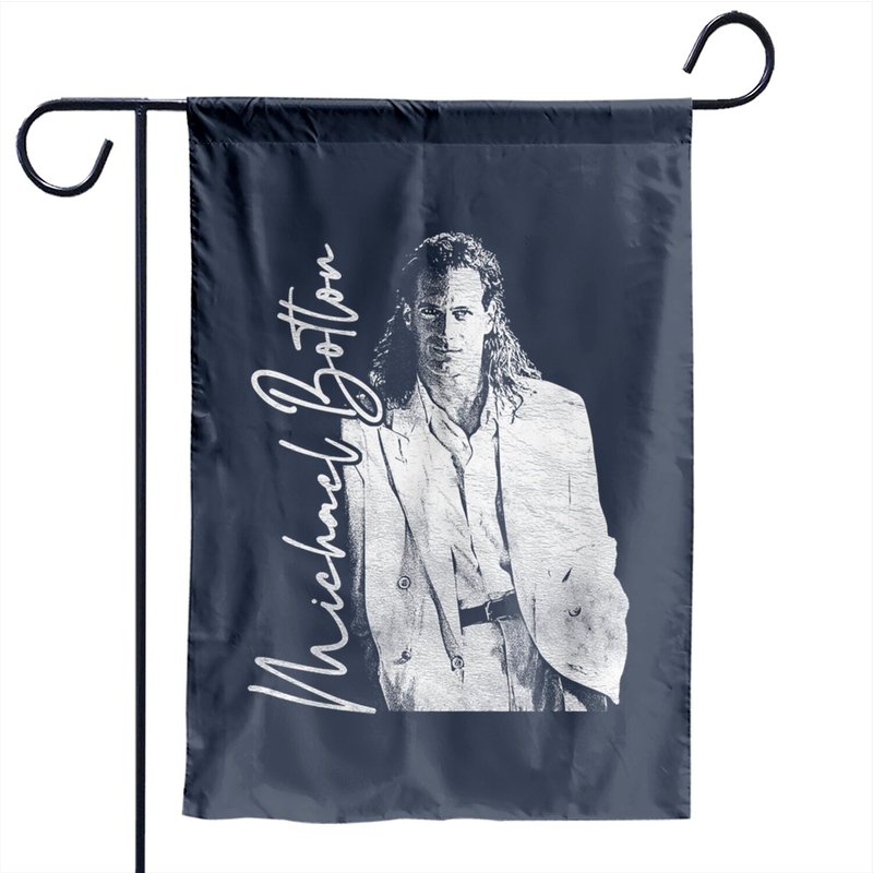 Michael Bolton 90s Style Garden Flags for Fans — Decorative Flags