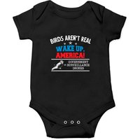 Birds Are Not Real Conspiracy Theory Funny Bird Premium Onesie
