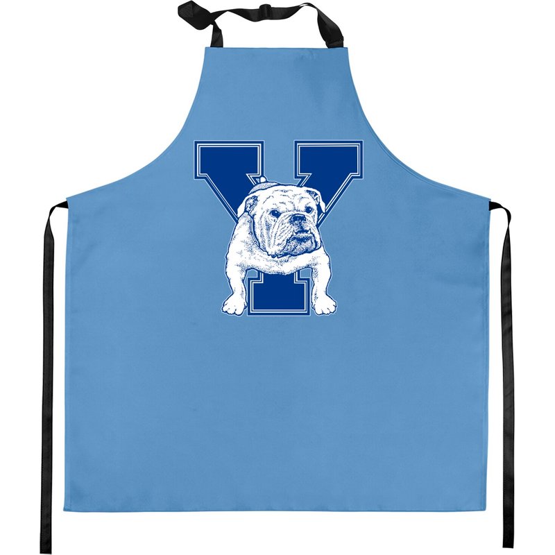 Vintage Yale Bulldog Mascot Kitchen Apron — Kitchen Aprons