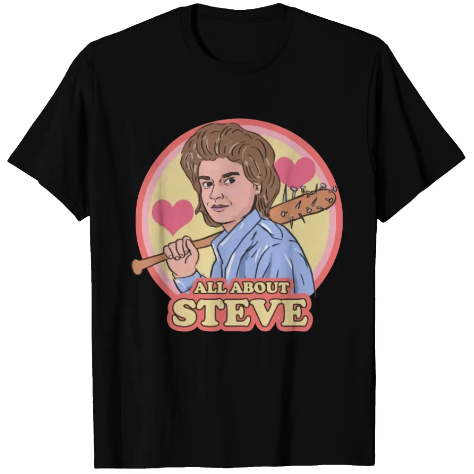 Steve Harrington 80s Vintage Pastel T-Shirt for Men — Mens T Shirts