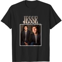 T-shirt classique Jesse Eisenberg pour hommes en noir — T-shirts pour hommes