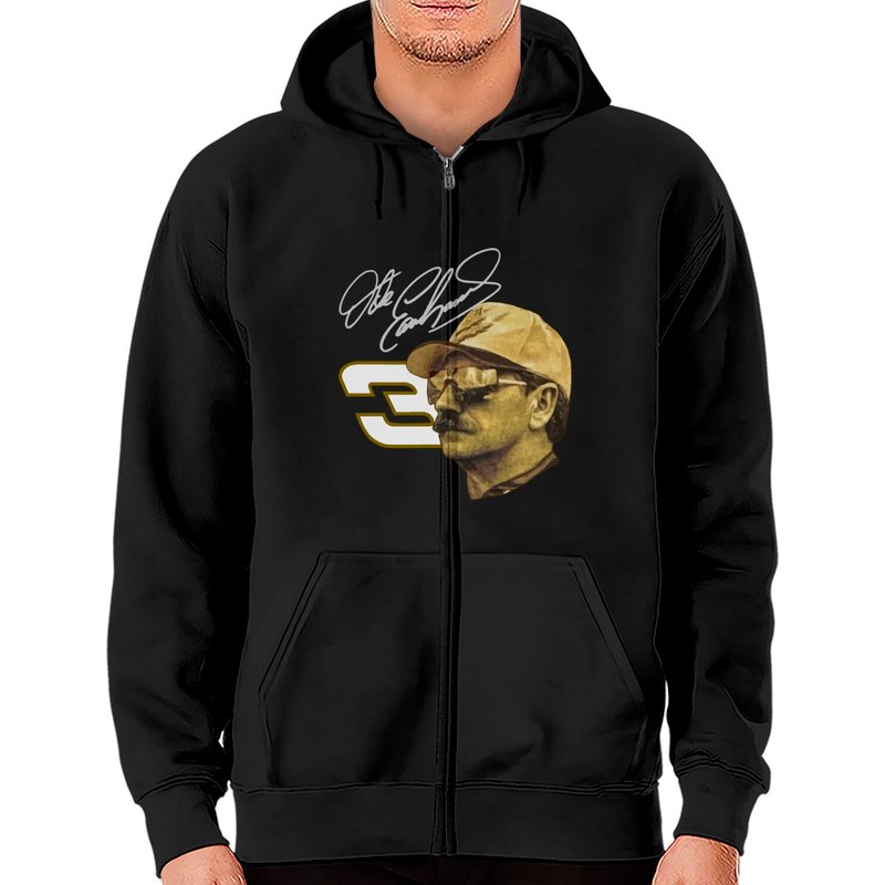 Hoodies zippés Solid Gold Dale Earnhardt pour unisexe — Sweats à capuche pour hommes