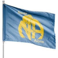 Never Alone Narcotics Anonymous House Flags