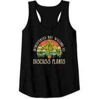 T-shirt sans manches Introverti mais prêt à discuter de plantes — T-shirts pour hommes