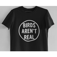 T-shirt Birds Aren’t Real pour hommes en noir — T-shirts pour hommes