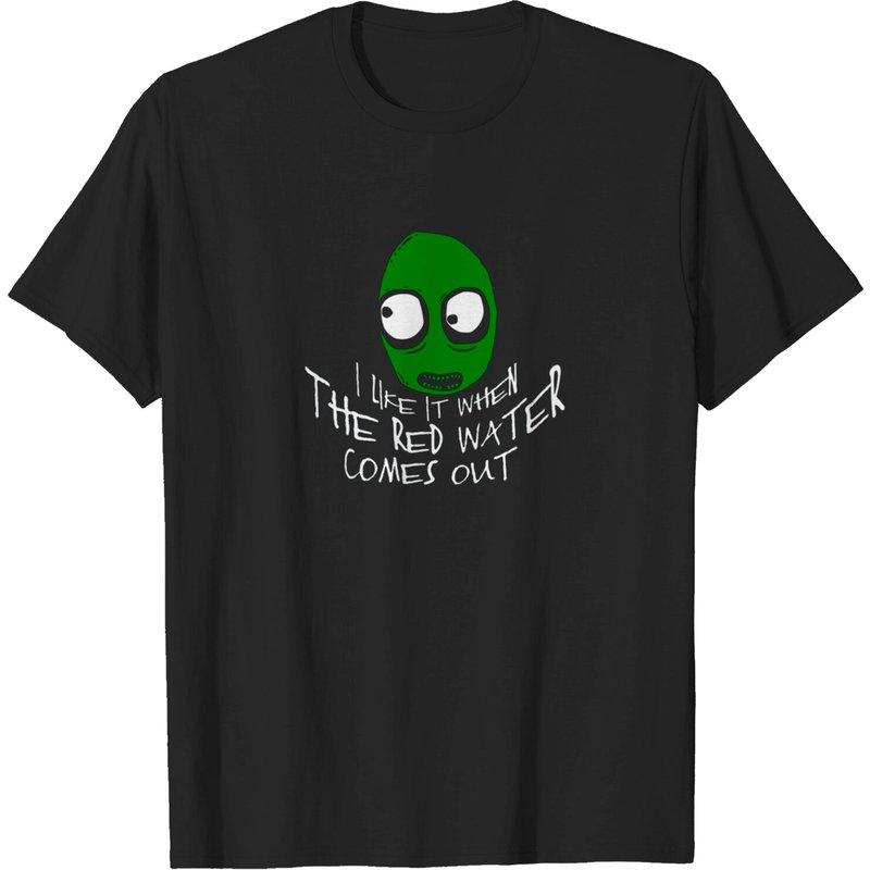T-shirt Rouge Eau Salad Fingers pour Hommes — T-shirts pour hommes