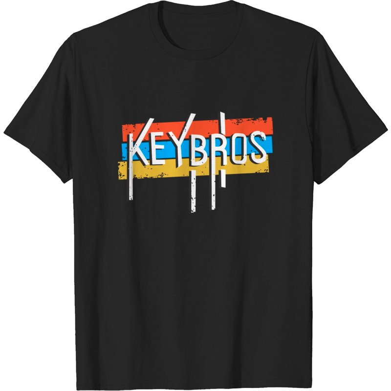 T-shirt Merch Of Key Bros pour hommes en noir — T-shirts pour hommes