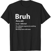 T-shirt Sarcastique Bruh Definition pour Hommes — T-shirts pour hommes