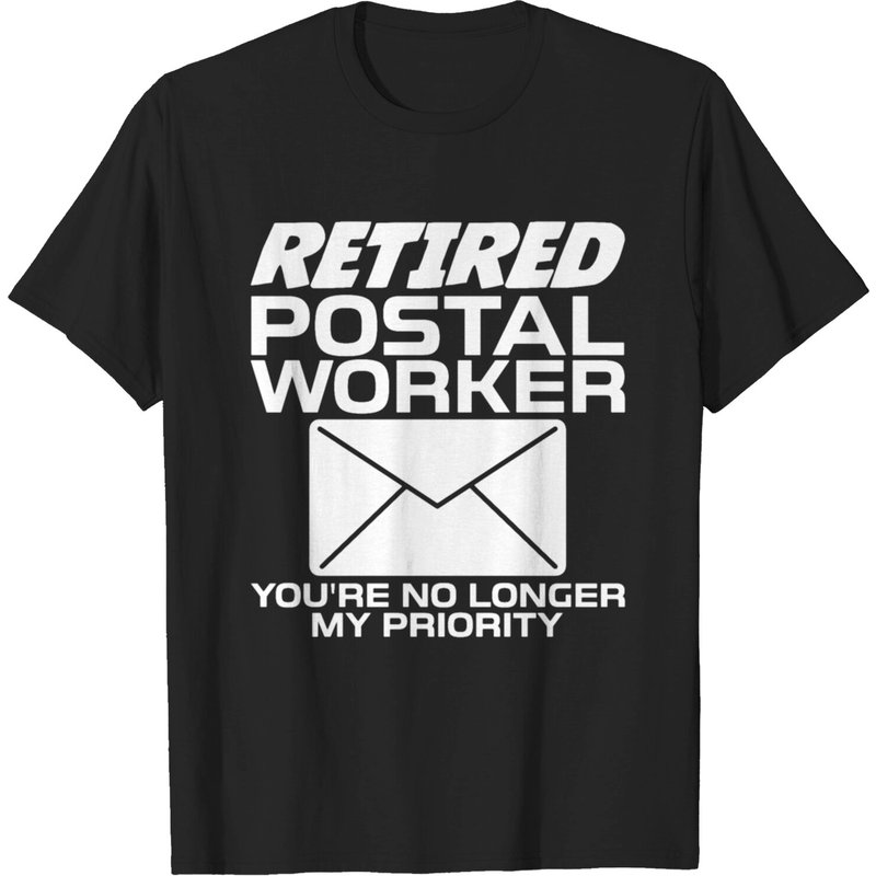 T-shirt de retraite pour postier
