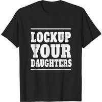 T-shirt Lockup Your Daughters pour hommes — T-shirts pour hommes