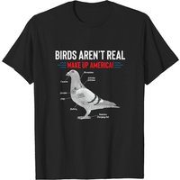T-shirt classique Birds Aren’t Real Wake Up America pour hommes
