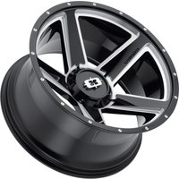 Roues Vision HD 390 Empire HD Moulées Noires Brillantes - 15x6 - 5x114.3