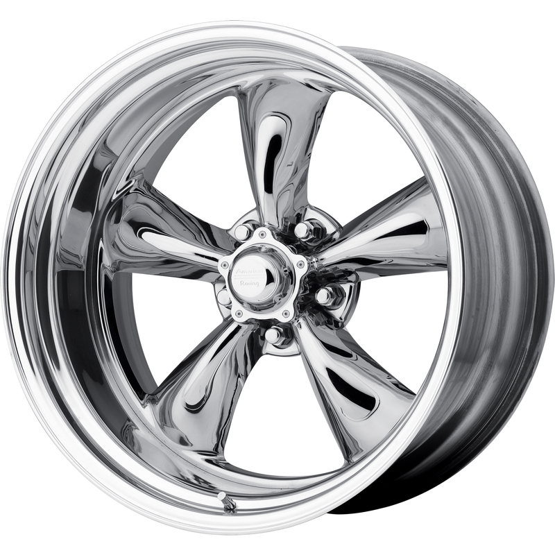 American Racing VN474 Gasser Two-piece Polished Wheels - 17x10 — Wheels & Rims