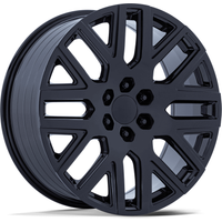 Performance Replicas PR231 Gloss Black 22x9 Wheels - 6x139.7 Bolt Pattern — Wheels & Rims
