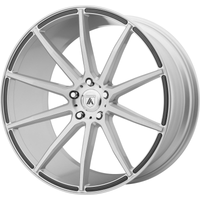 Roues Asanti Black ABL-20 Aries Argent Machiné - 20x8.5 - 5x115 — Roues et jantes