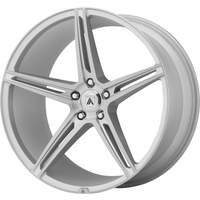 Roues Asanti Black ABL-22 Alpha 5 Argent Machiné 20x10.5 — Roues et jantes