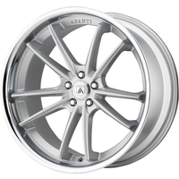 Roues Asanti Black ABL-23 Sigma Argent Brossé 24x9 5x127 — Roues et jantes