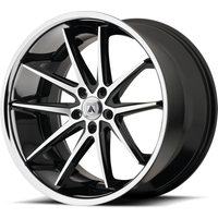 Roues Asanti Black ABL-5 Altair à Face Usinée - 20x10, 5x114.3 — Roues et jantes