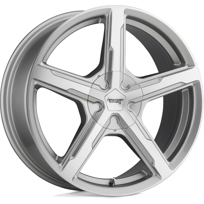 American Racing AR921 Trigger Silver Machined Wheels - 16x7 - 5x120.65 — Wheels & Rims