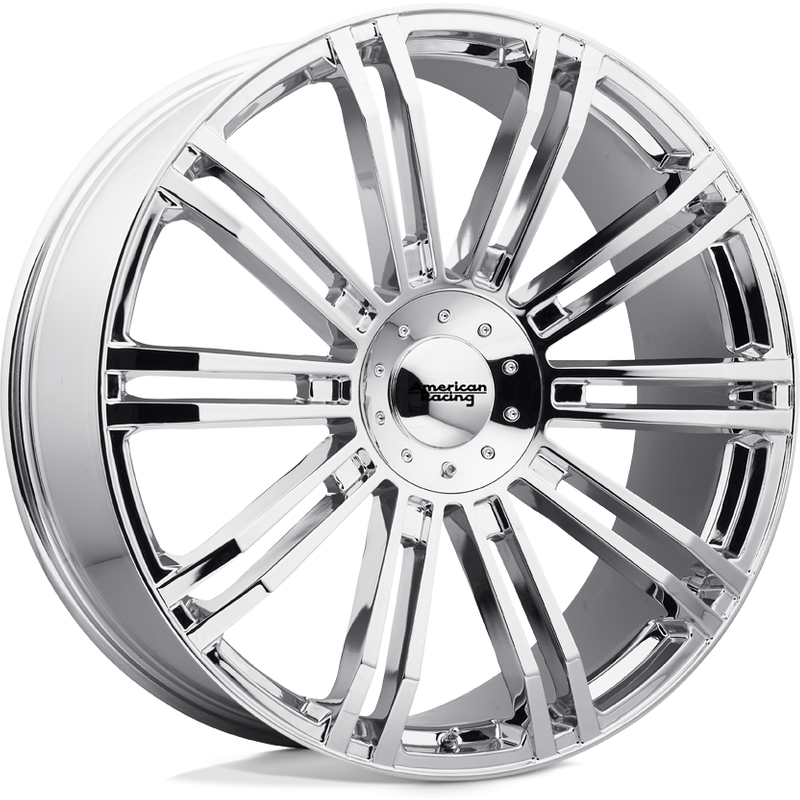 American Racing AR939 D2 Chrome Wheels - 22x9.5 - 6x135 Bolt Pattern — Wheels & Rims