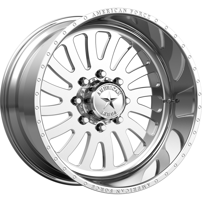 American Force Polished Wheels - 24x12 - 8x170 Bolt Pattern -55 Offset — Wheels & Rims