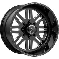 Fuel Forged AFW FF016 Gloss Black Mill-mach 20x10 Rims -25 Offset — Wheels & Rims