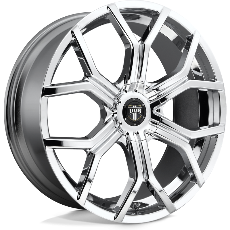 Roues DUB S207 Royalty Chrome - 24x9.5 - Motif de boulon 5x115 — Roues et jantes