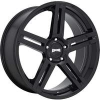 Roues DUB S250 ROC Noir Brillant 22x9.5 - Motif de Boulons 5x127 — Roues et jantes