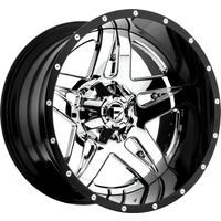 Fuel D243 Full Blown Wheels - 20x10 - 8x170 Bolt Pattern -19 Offset — Wheels & Rims