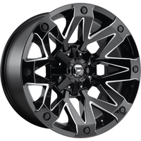 Fuel D555 Ambush Gloss Black Milled Wheels - 20x9 - 6x139.7 — Wheels & Rims