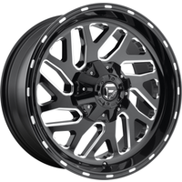 Fuel Wheel FF55 Gloss Black Milled - 26x12 - 8x170 Bolt Pattern — Wheels & Rims