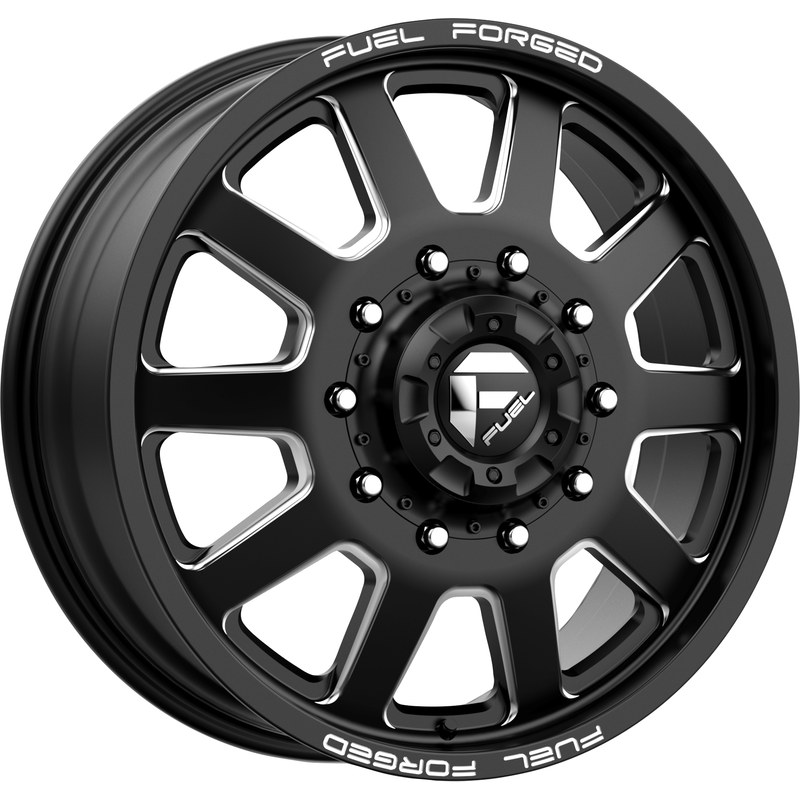 Fuel FF09 Gloss Black Milled Wheels - 22x10 - 8x180 -25 Offset — Wheels & Rims