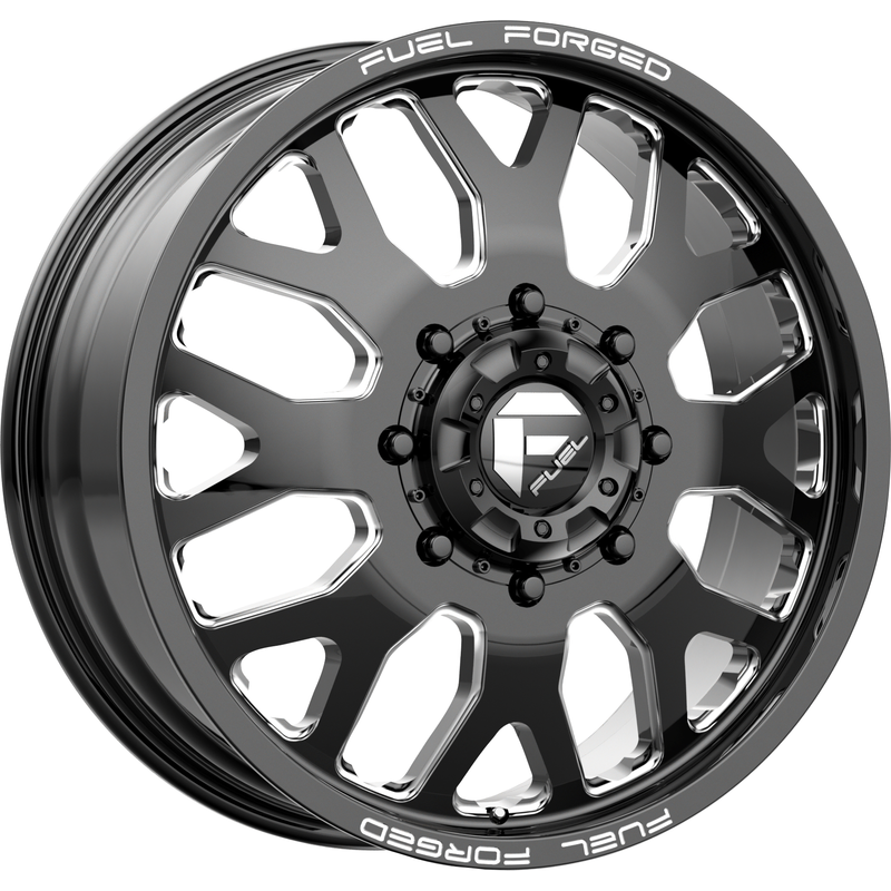 Roues Fuel FF19 Noir Brillant - 20x8.5 - Motif de boulons 8x210 — Roues et jantes