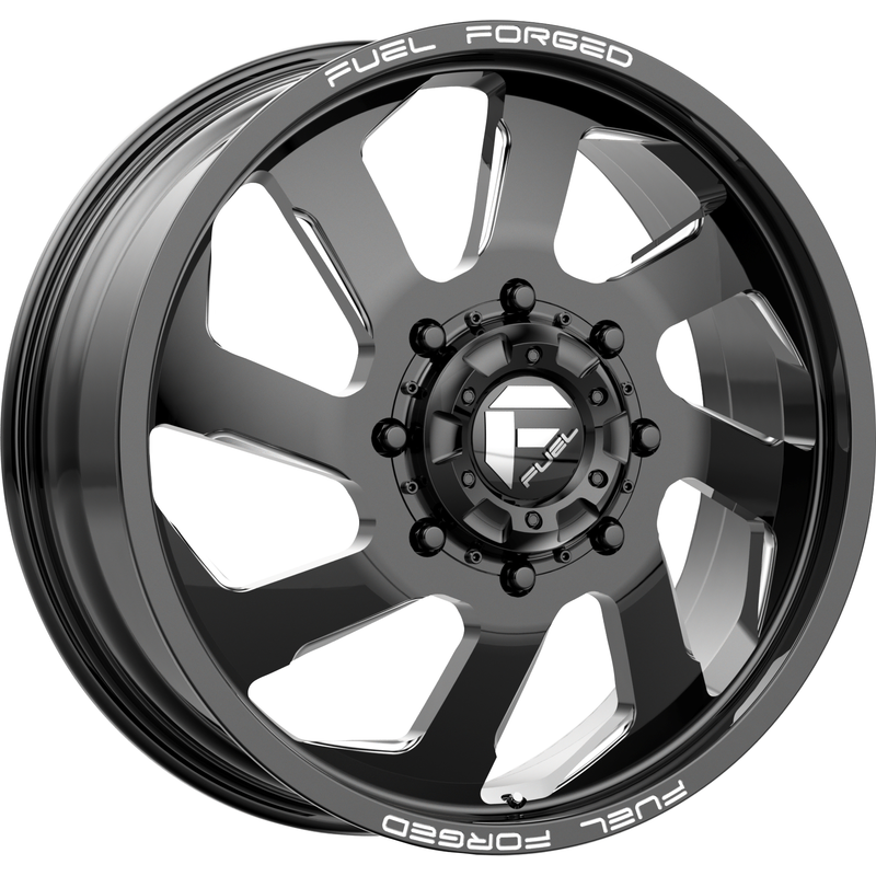 Fuel FF39 Gloss Black Milled Wheels - 20x8.5 - 8x165.1 Bolt Pattern — Wheels & Rims