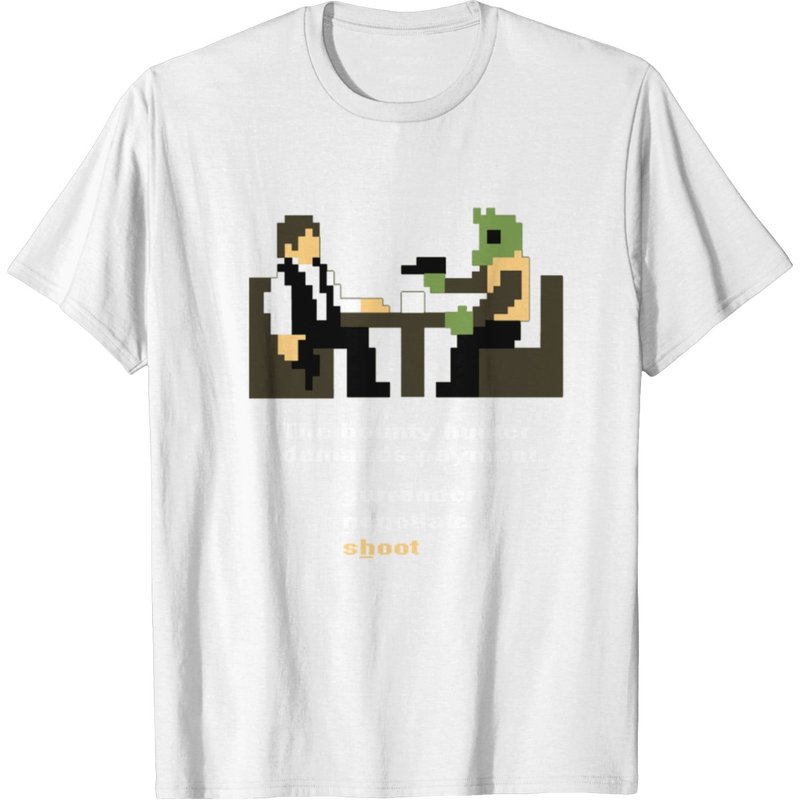 T-shirt 8 bits Han et Greedo pour hommes — T-shirts pour hommes