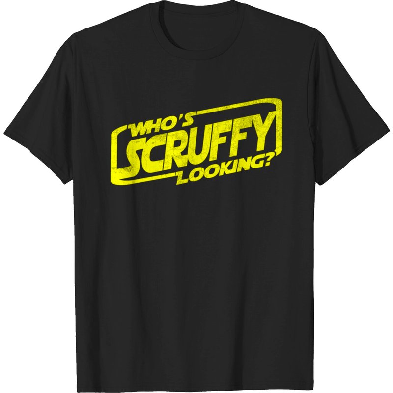 T-shirt DopeyArt Who's Scruffy Looking pour hommes — T-shirts pour hommes