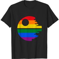 T-shirt Rainbow Death Star pour hommes