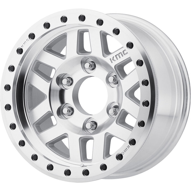 KMC KM228 Machete Desert Beadlock Machined 17x8.5 Rims — Wheels & Rims