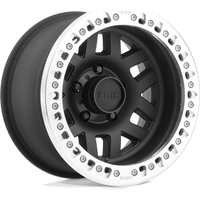 KMC Wheel KM229 Machete Crawl Beadlock Satin Black 17x9 Rims